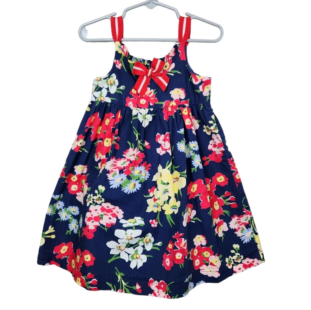 Janie and Jack Ciao Bella Sundress Floral Dress Girl's Size 2T